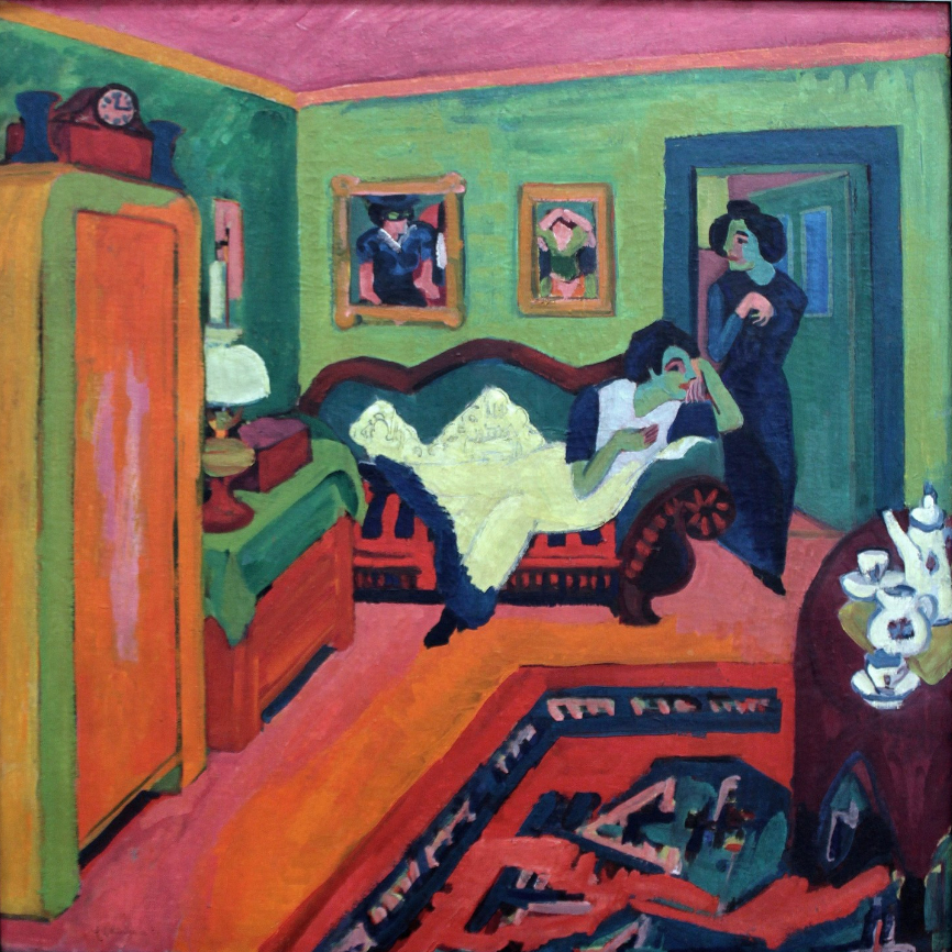 Intérieur avec deux filles, 1926