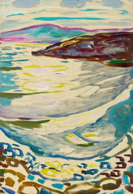 Landscape from Hvitsten (1918–1919) Edvard Munch (Norwegian, 1863 - 1944)