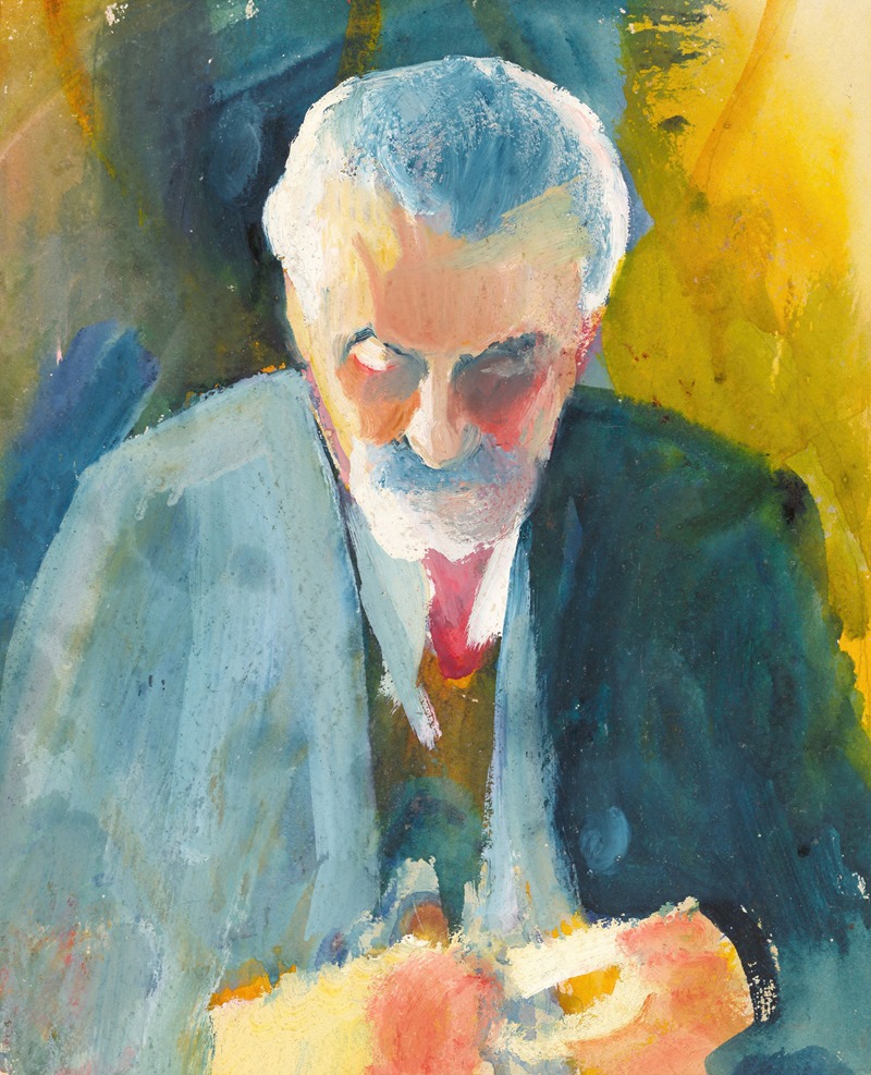 Etude de portrait Bernhard Koehler (1913)