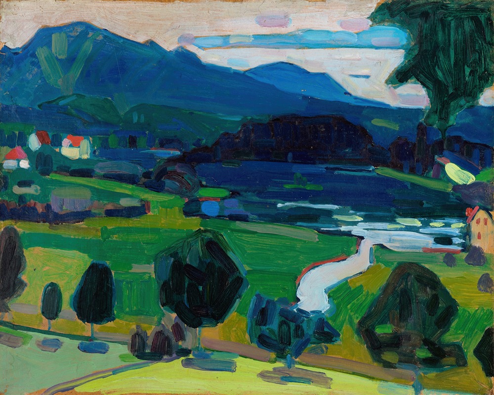 Murnau – View over the Staffelsee (1908)