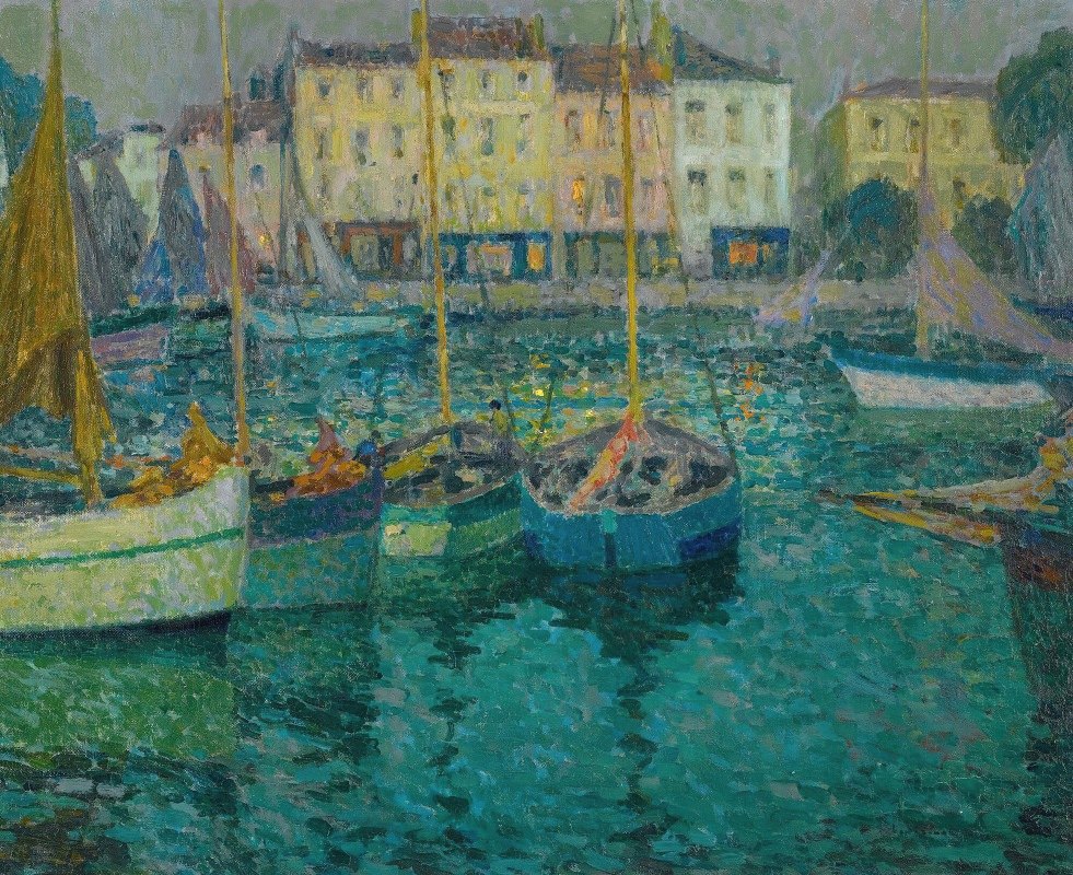 Les barques à la Rochelle (1923)