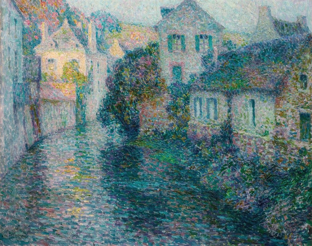 Les vieilles maisons, Quimperlé (1919)