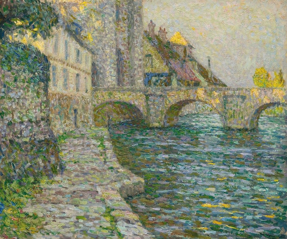 Matin gris à Moret (1918)