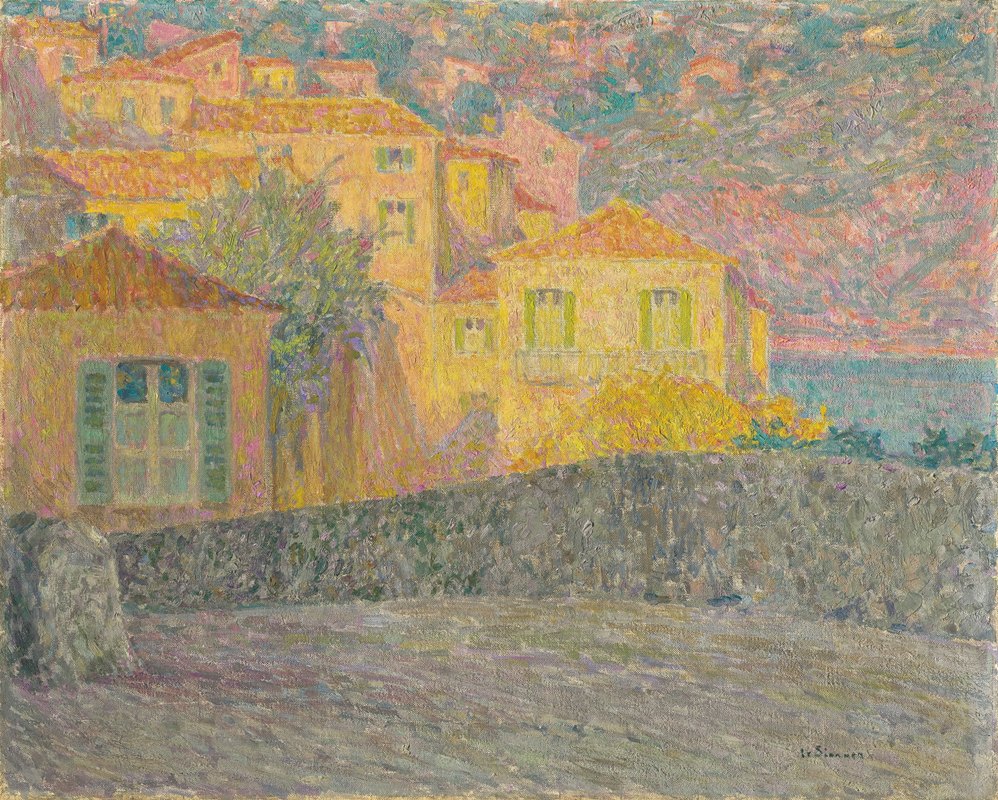 Maisons au soleil, Villefranche-sur-Mer (1927)