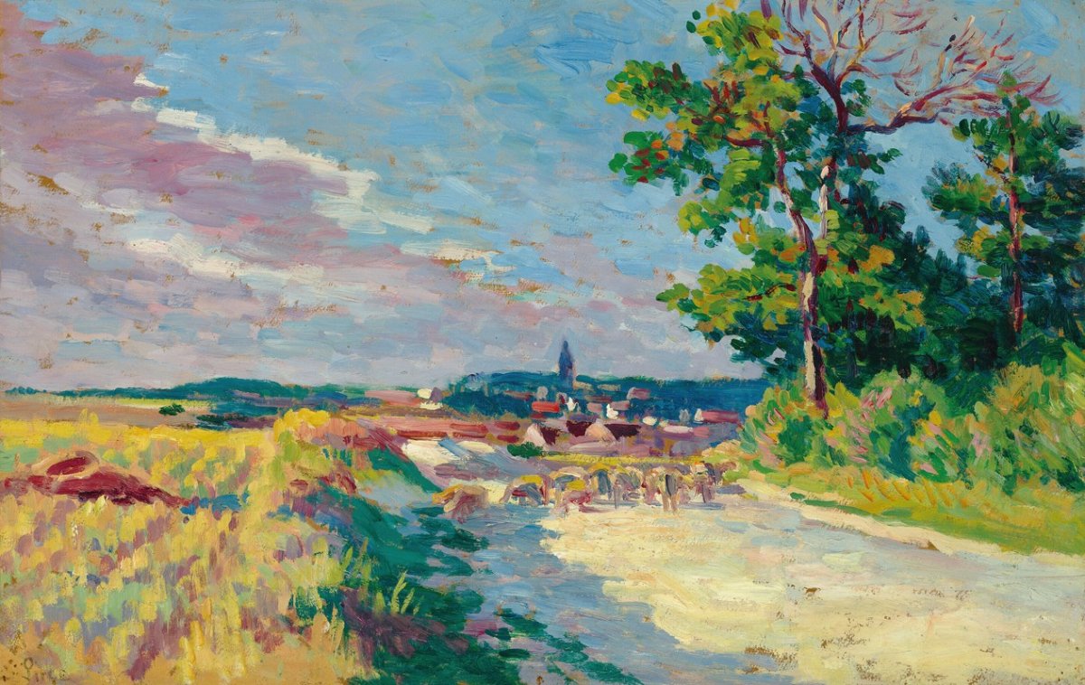 Paysage à Méréville (1904)