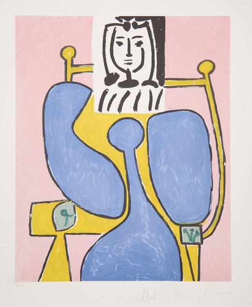 Femme assise (1949 Pablo Picasso