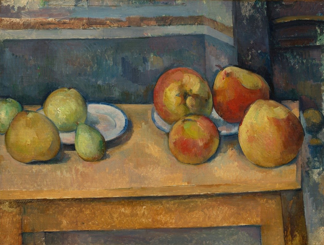 Nature morte aux pommes et aux poires, vers 1891 - 1892