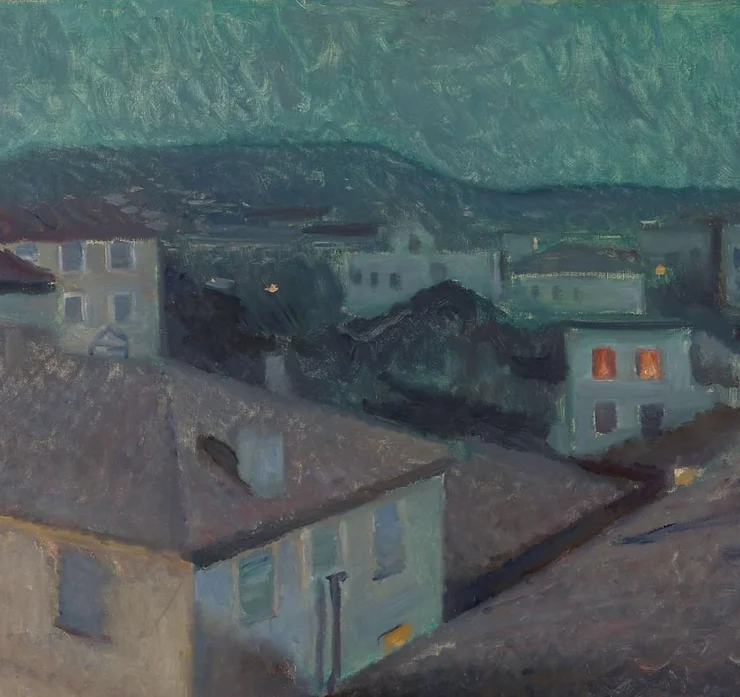  Toits et collines de Nice, 1891