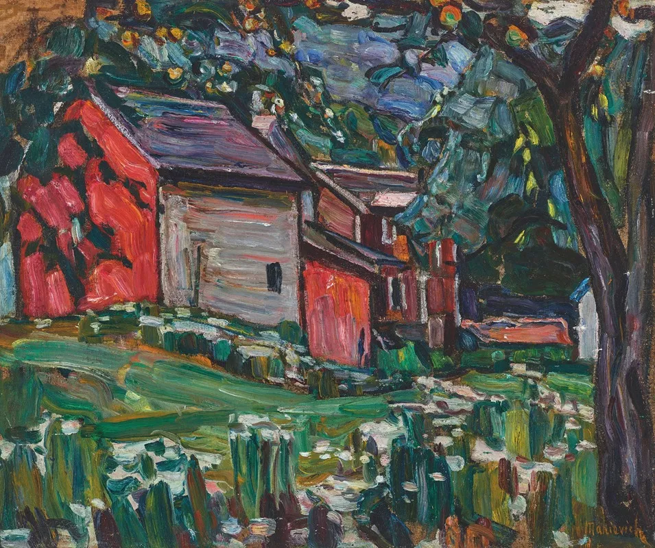 Maison de campagne, à la périphérie de Moscou (vers 1916)