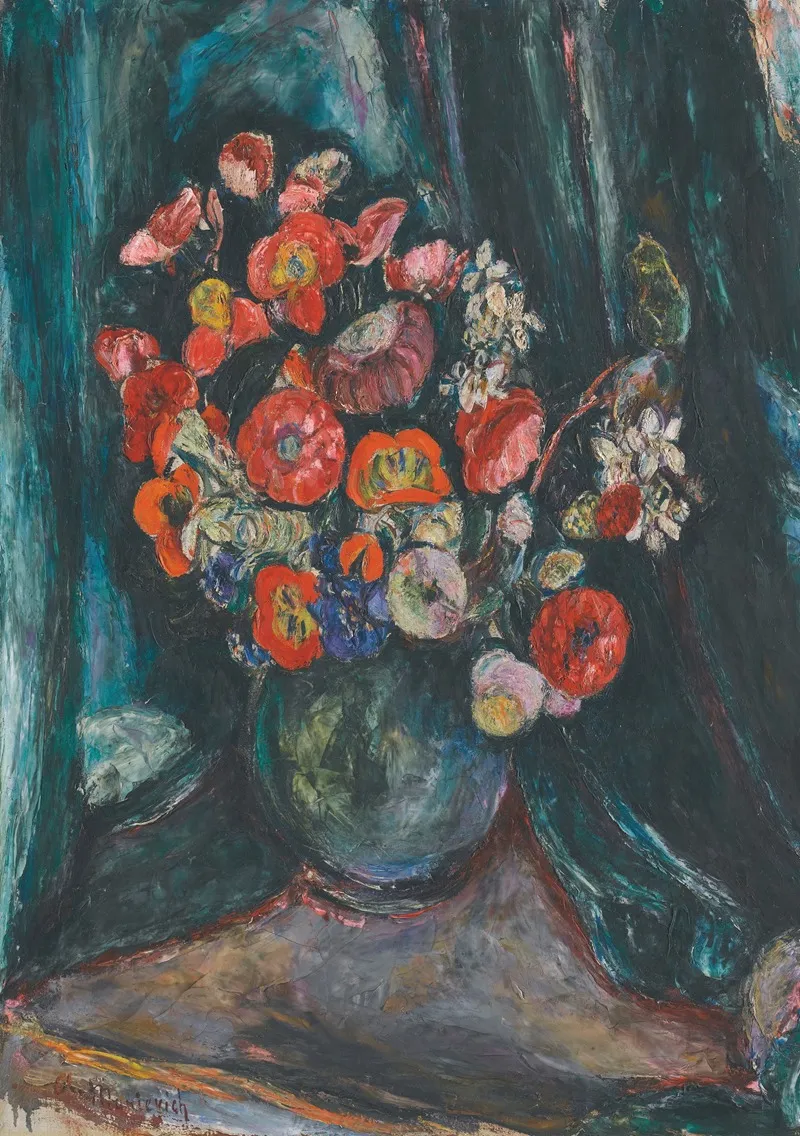 Nature morte aux coquelicots