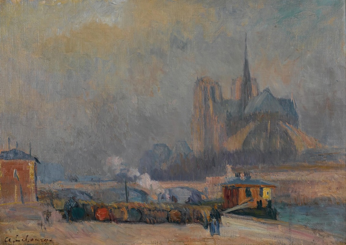 Notre-Dame de Paris vue du Quai de La Tournelle