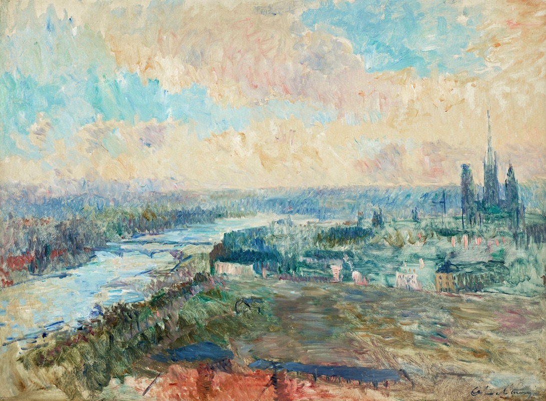 La Seine à Rouen (1905-1910)
