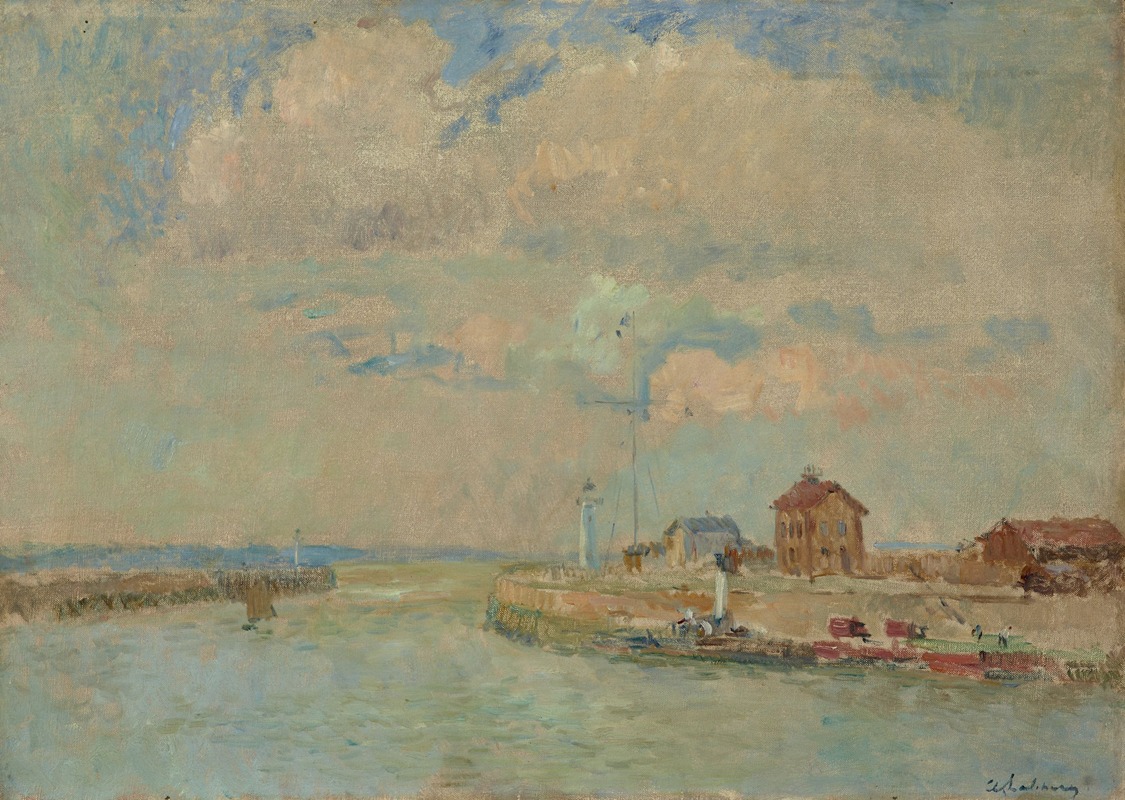 Entrée de port, probablement Honfleur