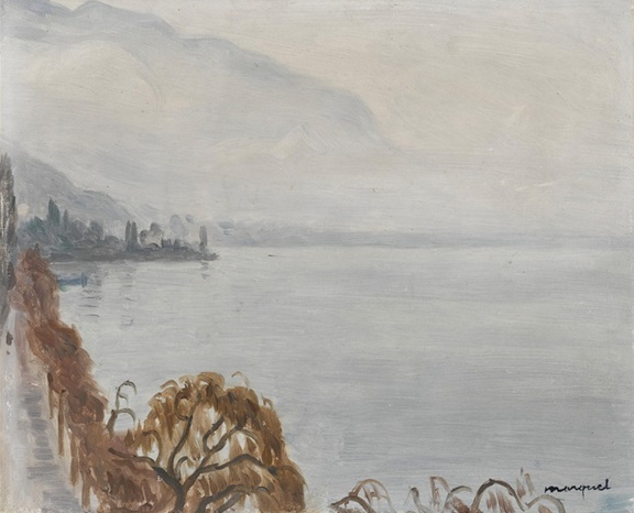 Vers Montreux par temps gris