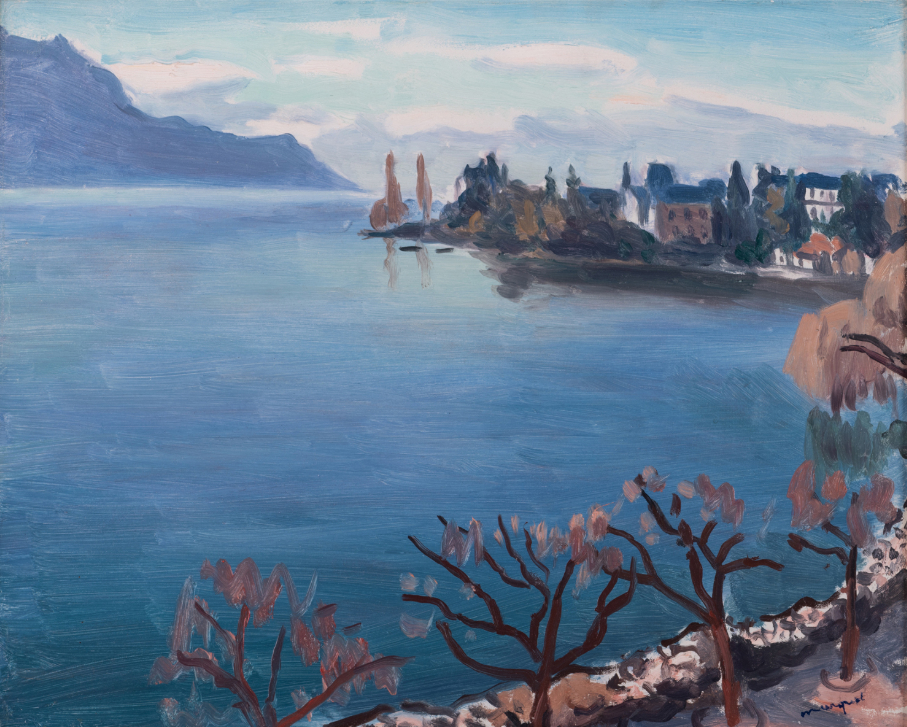 Le lac Léman à Montreux, 1937