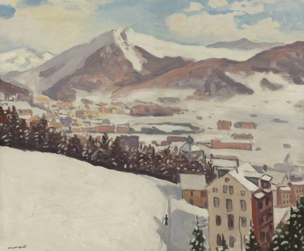Vue de Davos