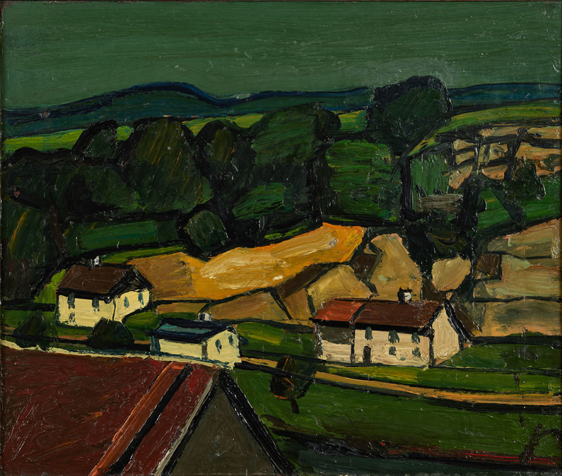 Rochers et maisons (Vicques)