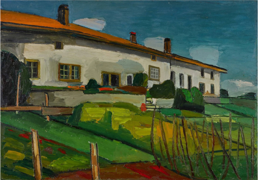 À flanc de colline (Le Bémont), 1953
