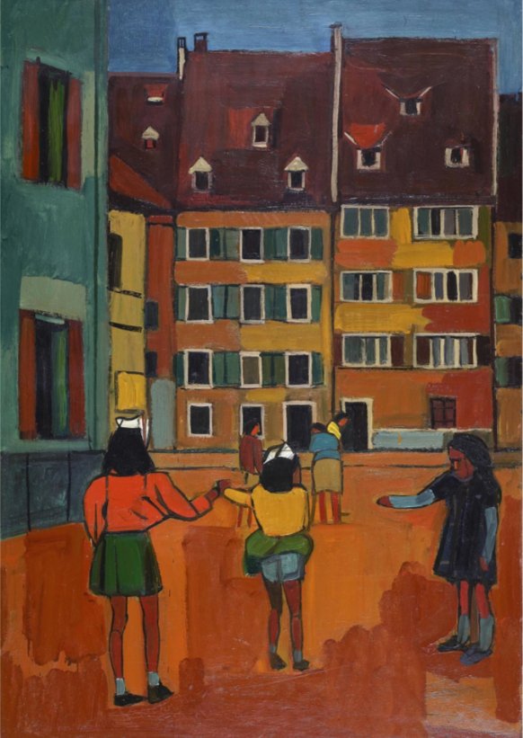 Enfants jouant, 1950