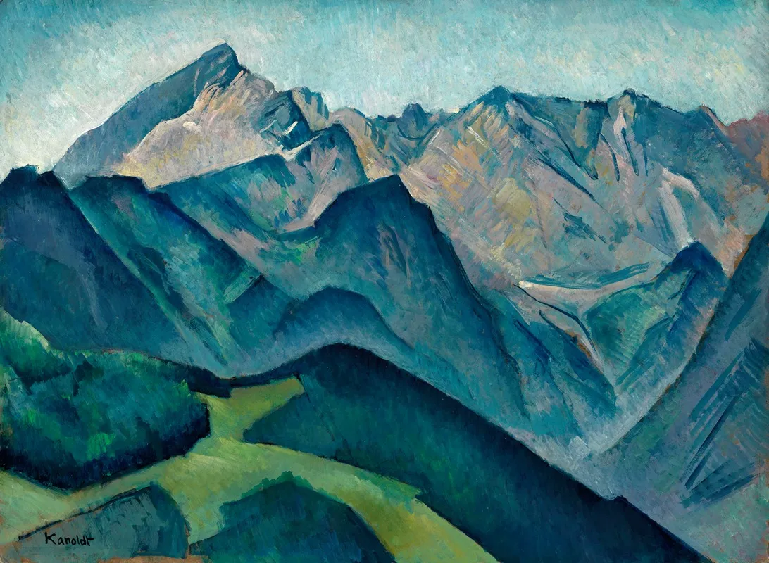 Vue sur l'Alpspitze (env. 1932)