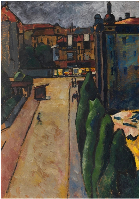 Scène de rue I, 1913