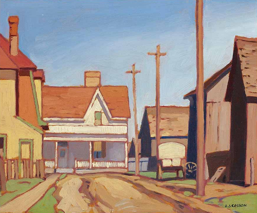 Dans le village de Markham, 1933