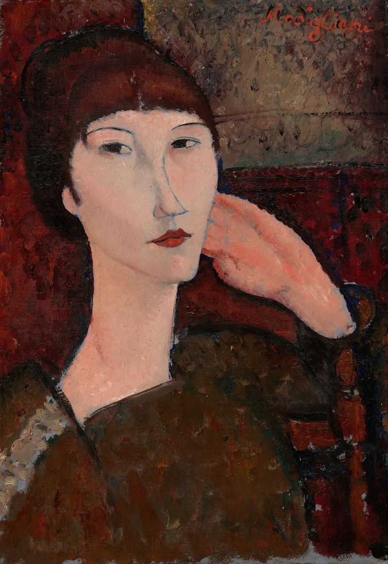 Adrienne (femme à la frange) (1917)