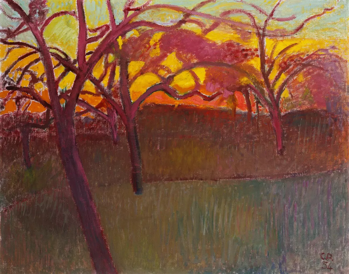 Coucher de soleil, 1954