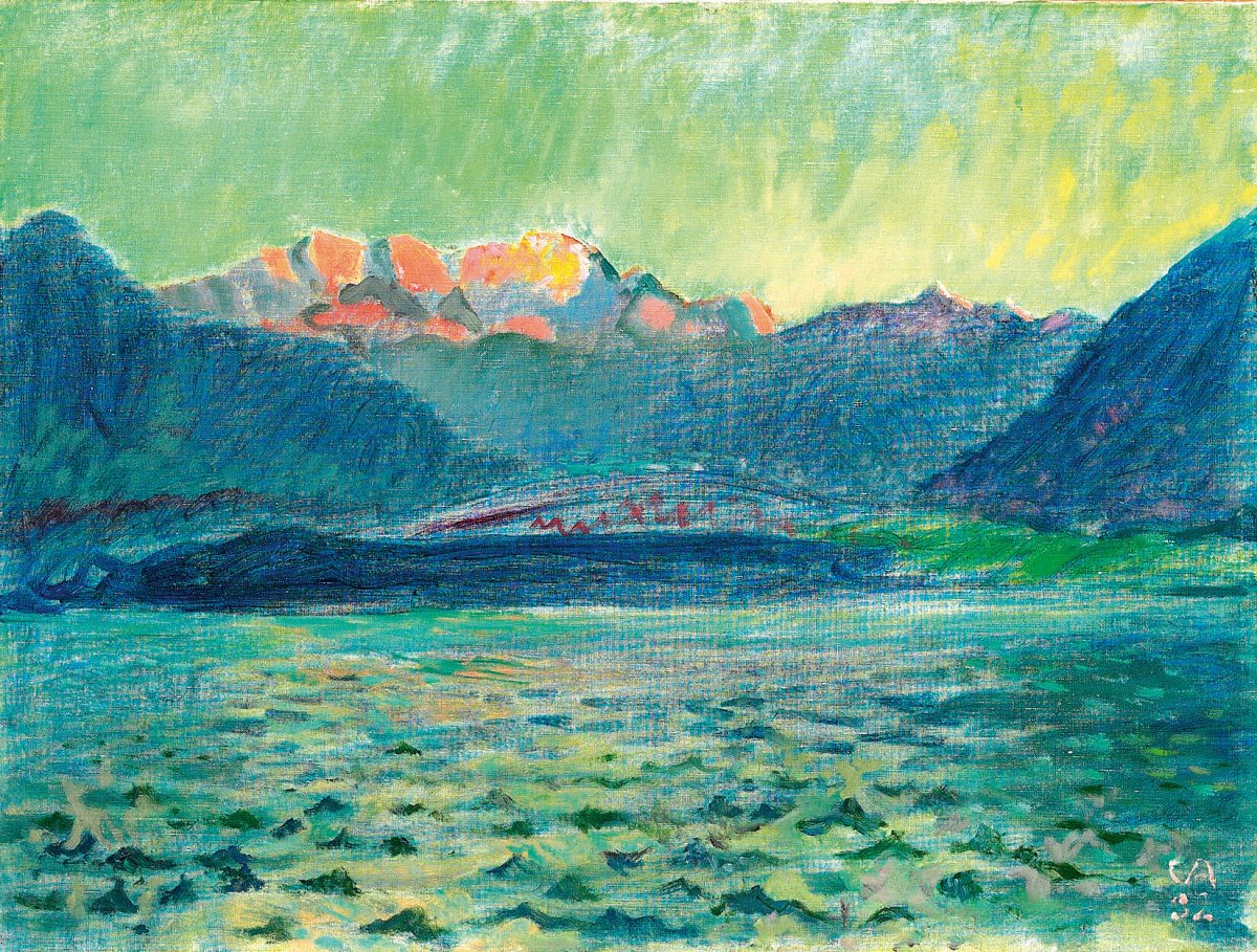 Au bord du lac de Thoune, 1932