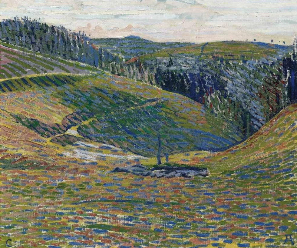 Colline près d'Oschwand, circa 1900 - 1902