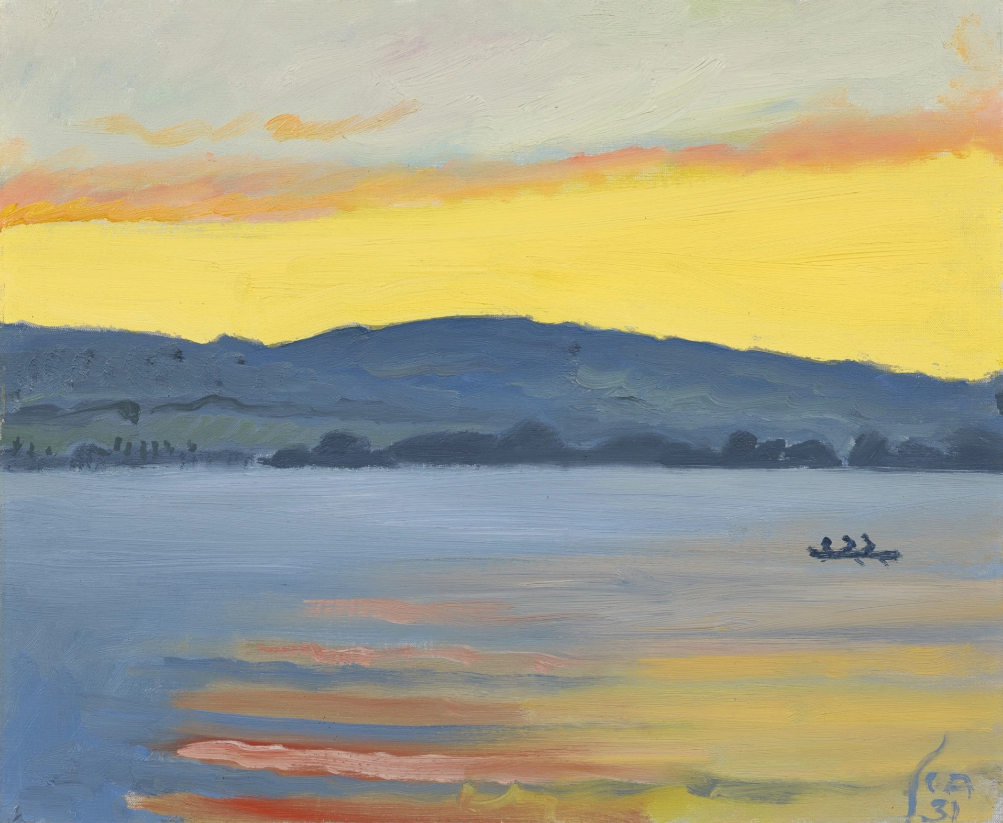 Lac de Thoune au crépuscule, 1931