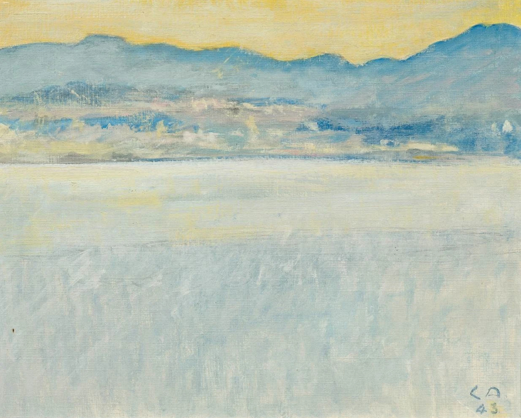 Lac de Zurich et montagne de Zurich, 1943