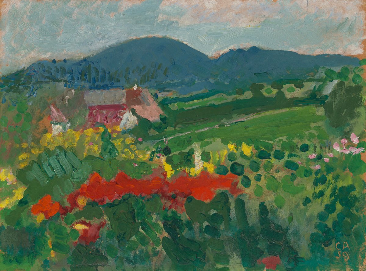 Paysage d'été à Oschwand, 1959