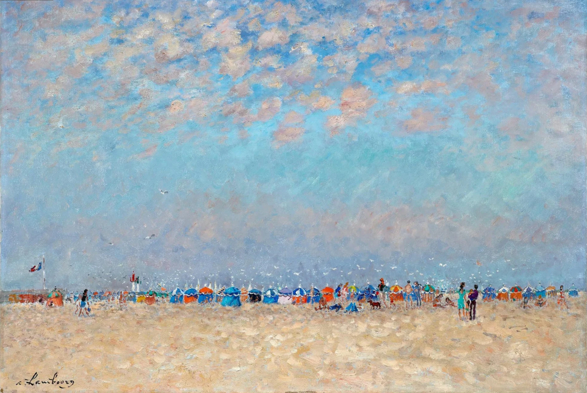 À Trouville sur la plage