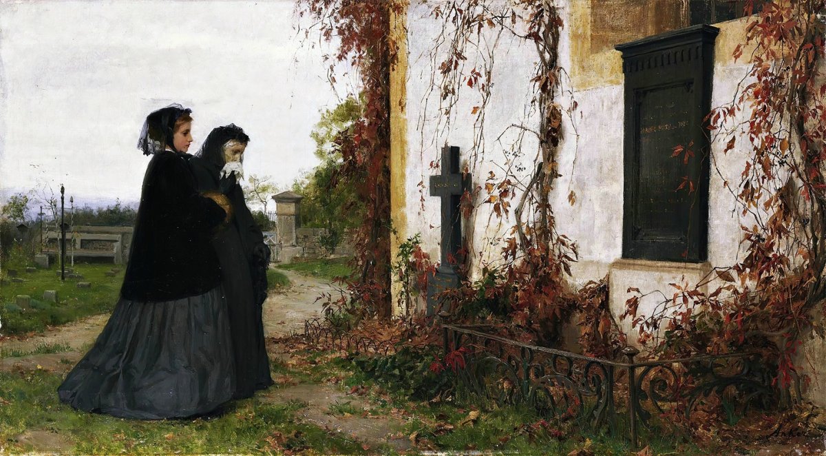 Au cimetière (1872) 