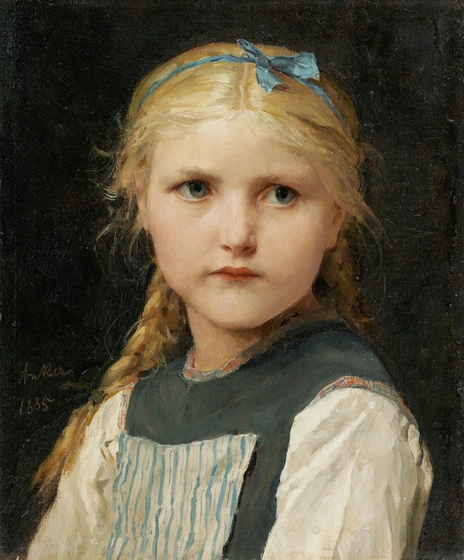 Portrait d'une jeune fille (1885) 