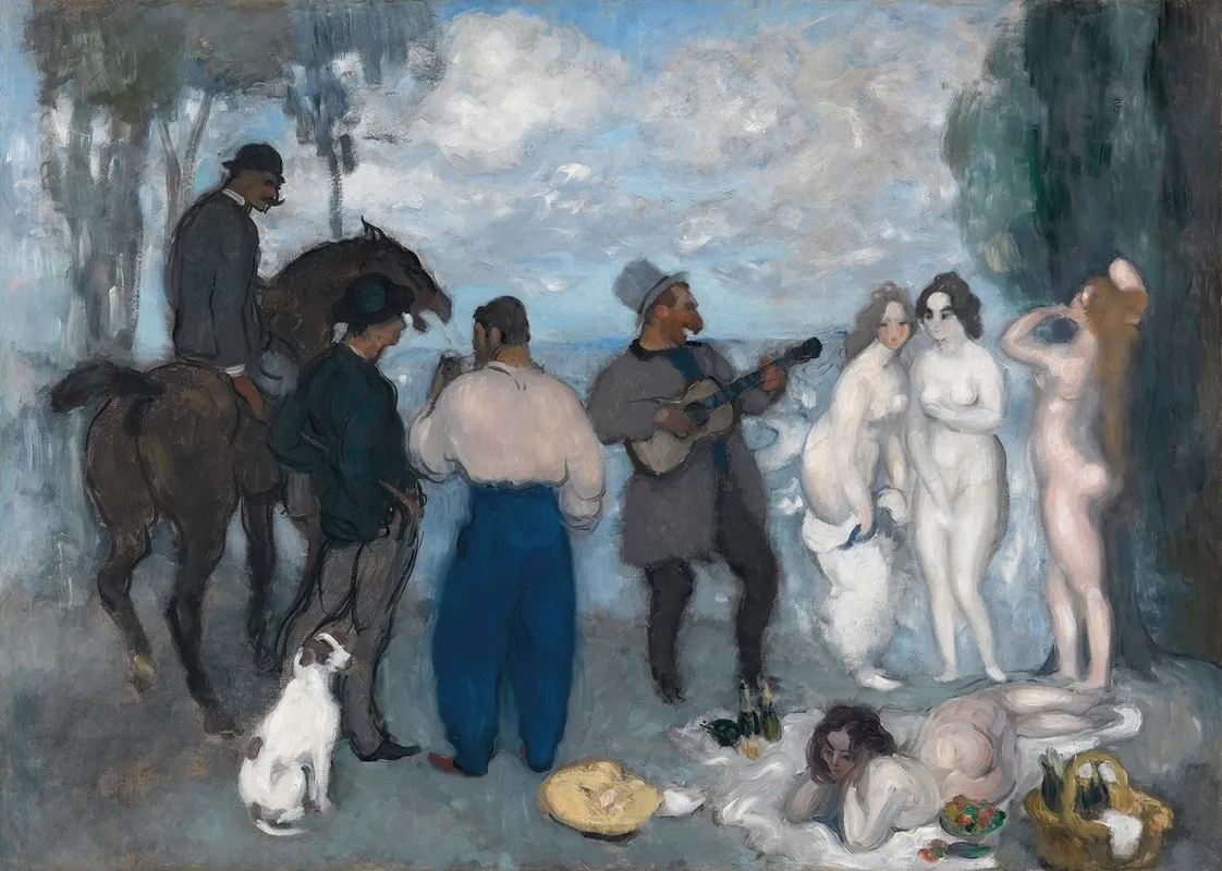 Le déjeuner à Bourgueil