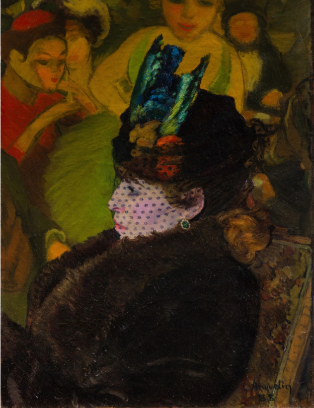 Femme à la voilette dans l'atelier du peintre, 1888