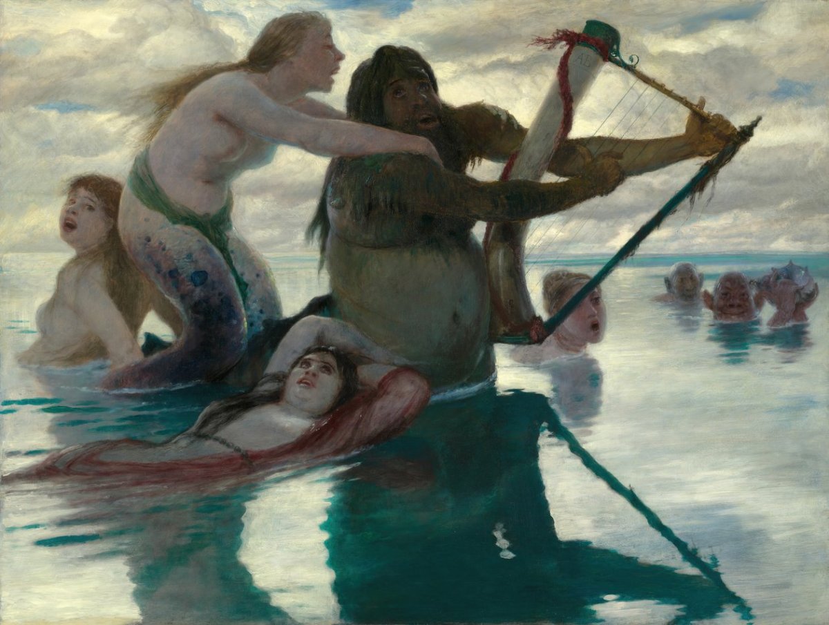 Dans la mer, 1883 