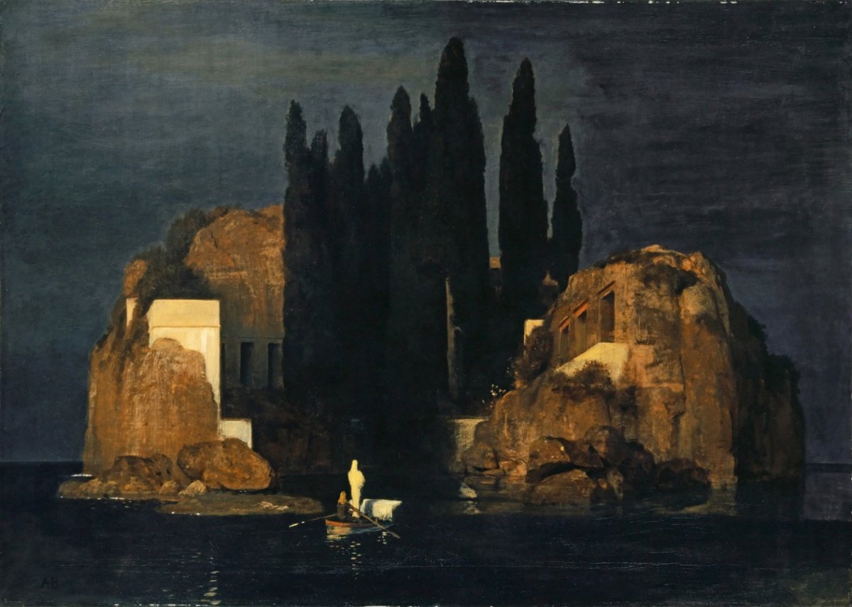 L'île des morts, 1880