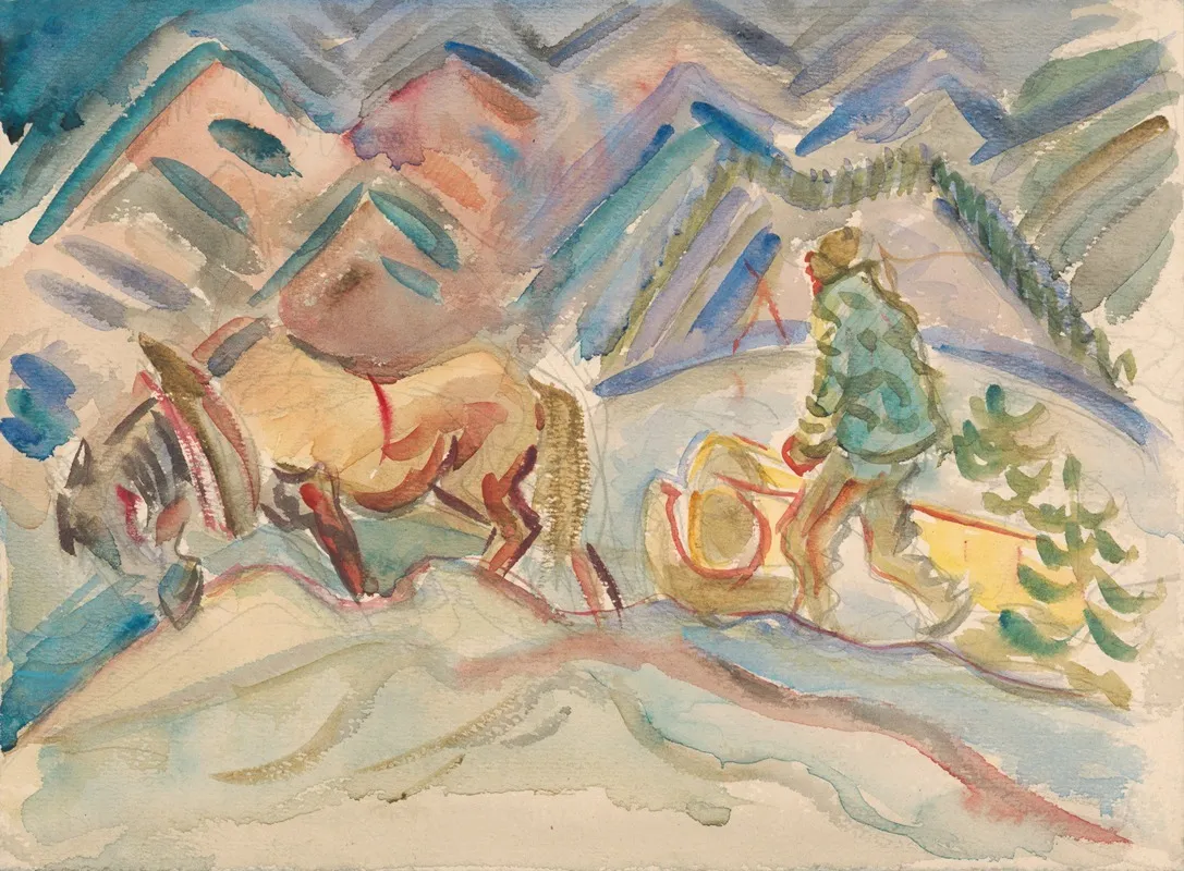 Transport du bois (1940)