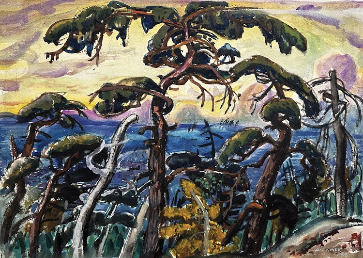 Baie Georgienne, 1938, aquarelle sur papier
