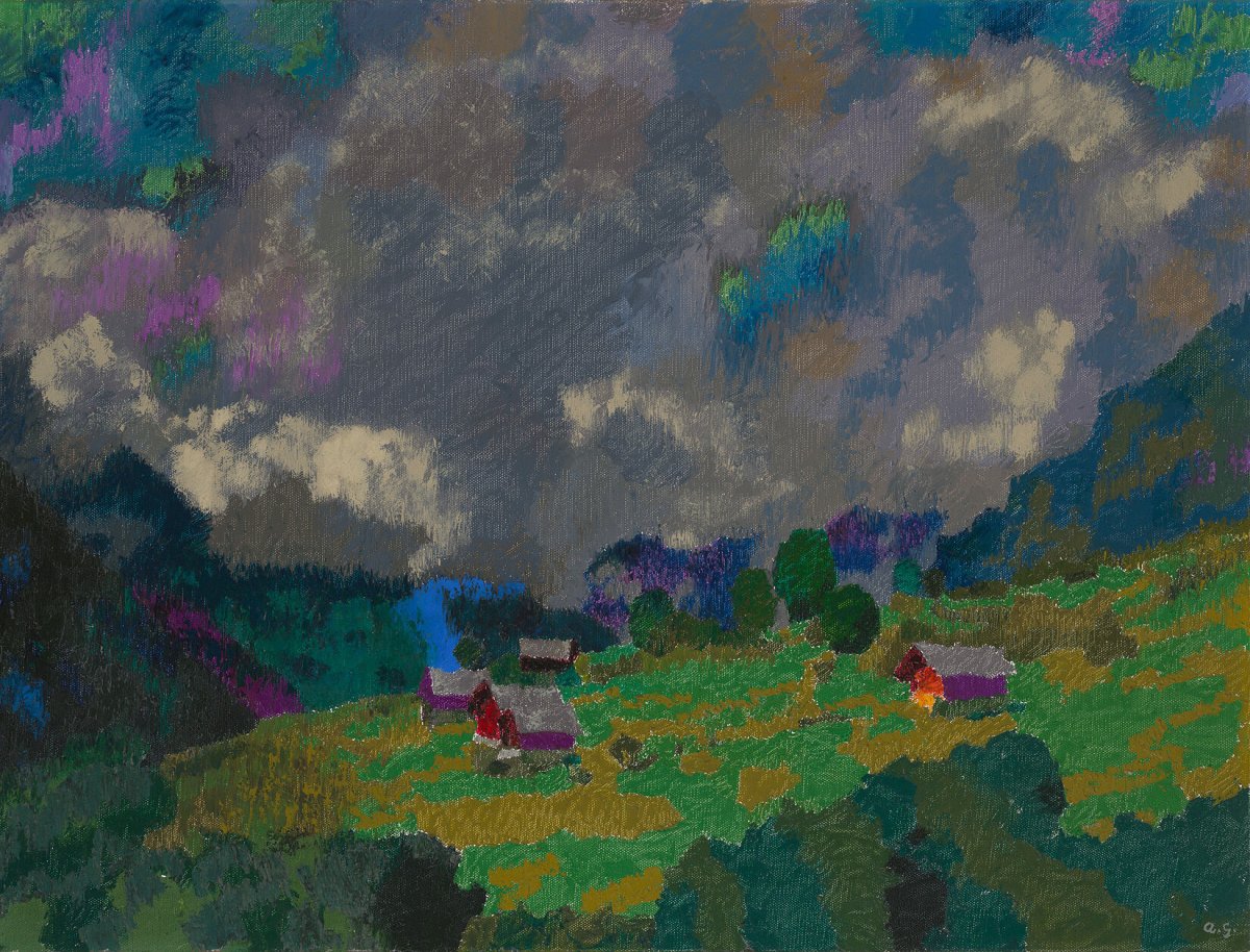 Paysage près de Stampa, 1940