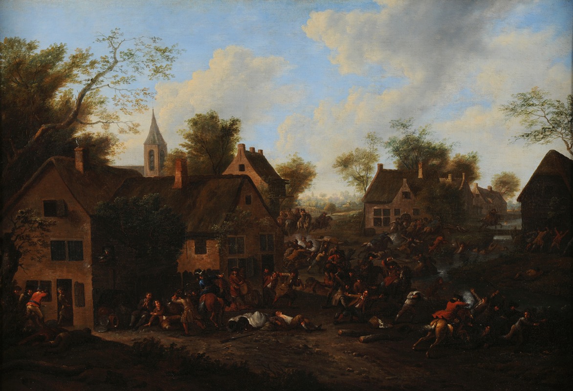 La guerre en Flandre (1705-1710) Charles Breydel (Flemish, 1677-1744)