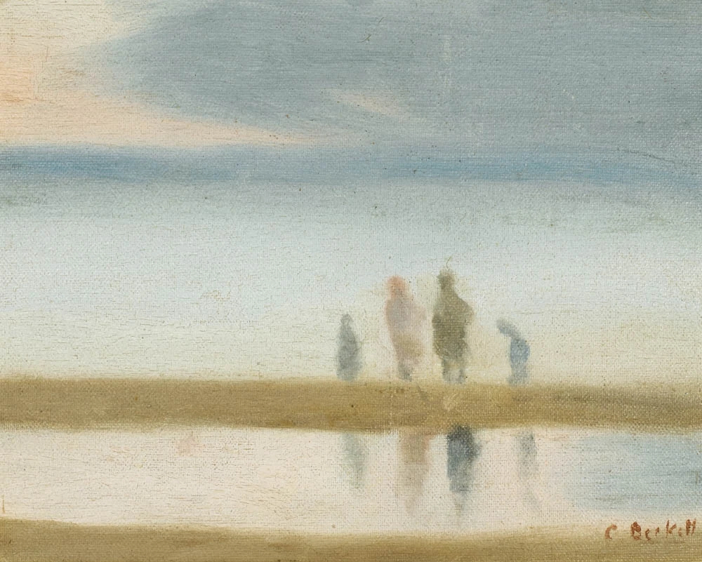 Sur le banc de sable, vers 1930