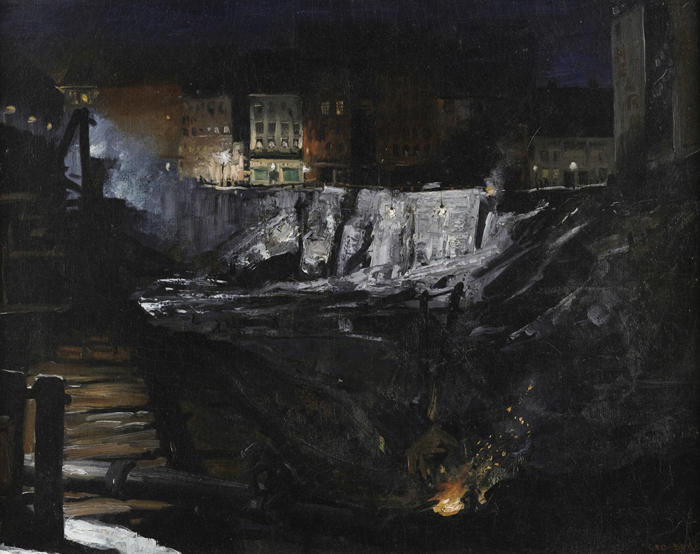 Excavation de nuit (1908)