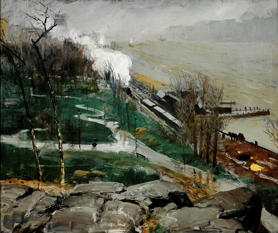  Pluie sur la rivière (1908)