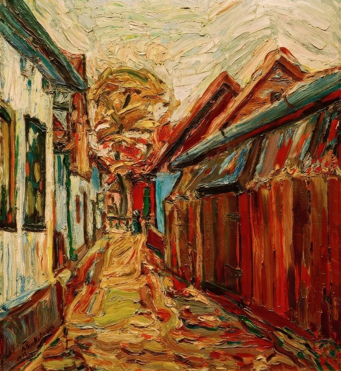 Rue du village, 1912