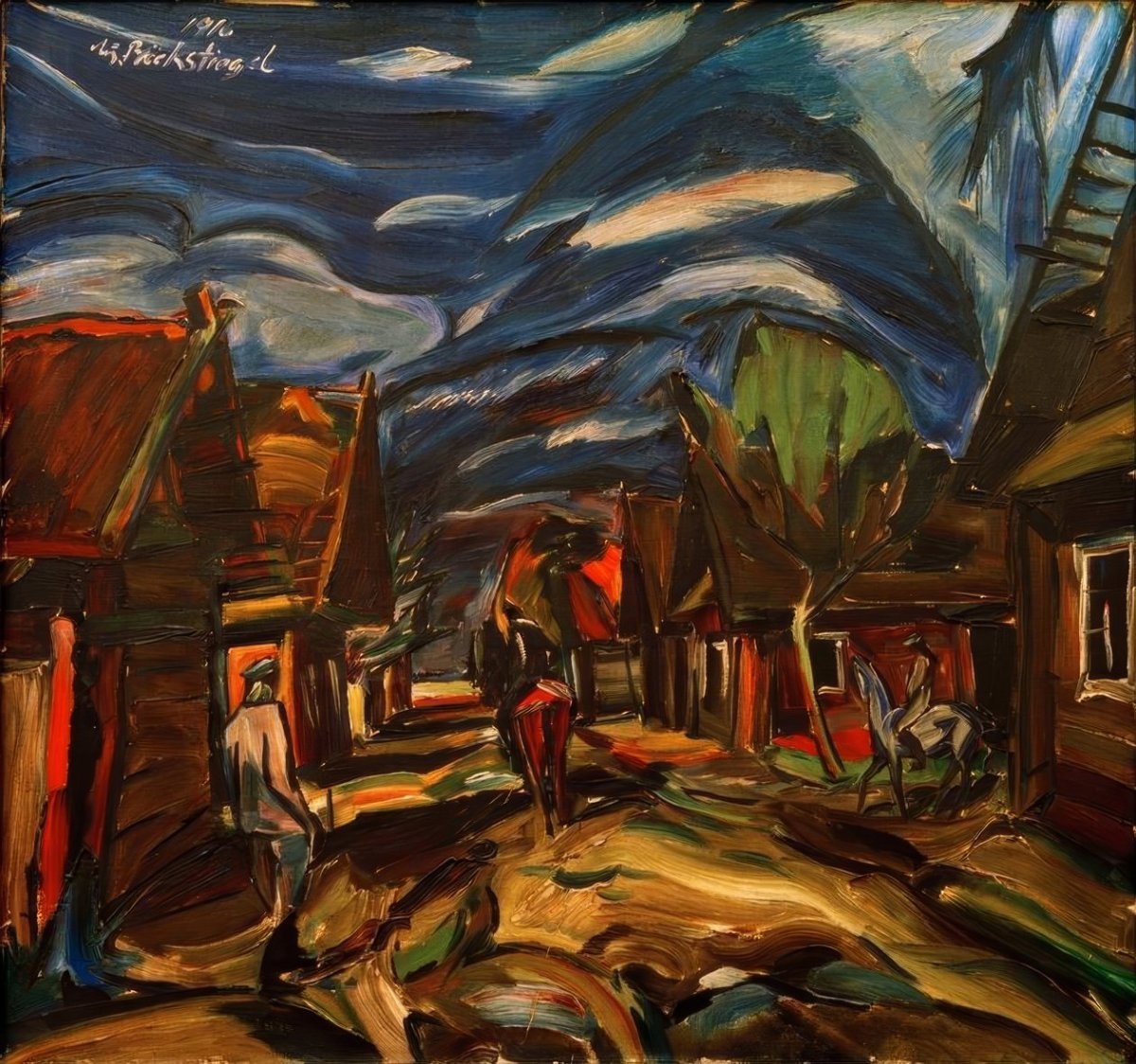 Village de Jasky, Russie, 1916