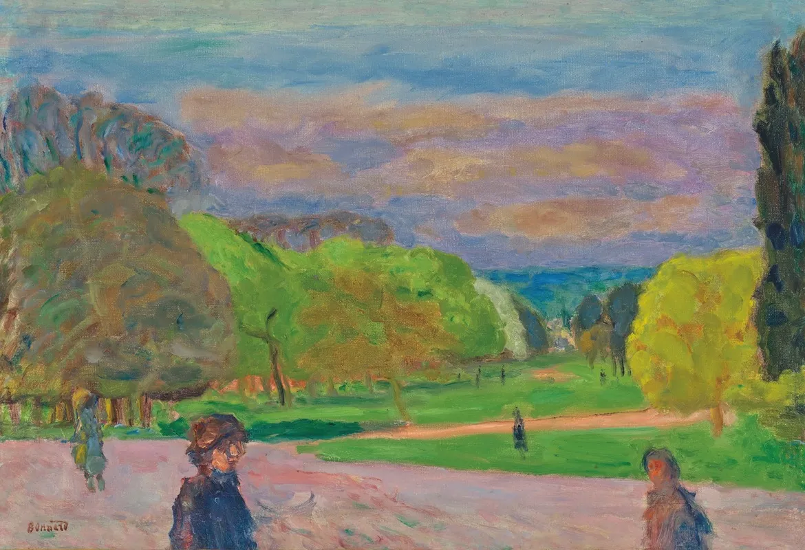 Le jardin public (environ 1915)